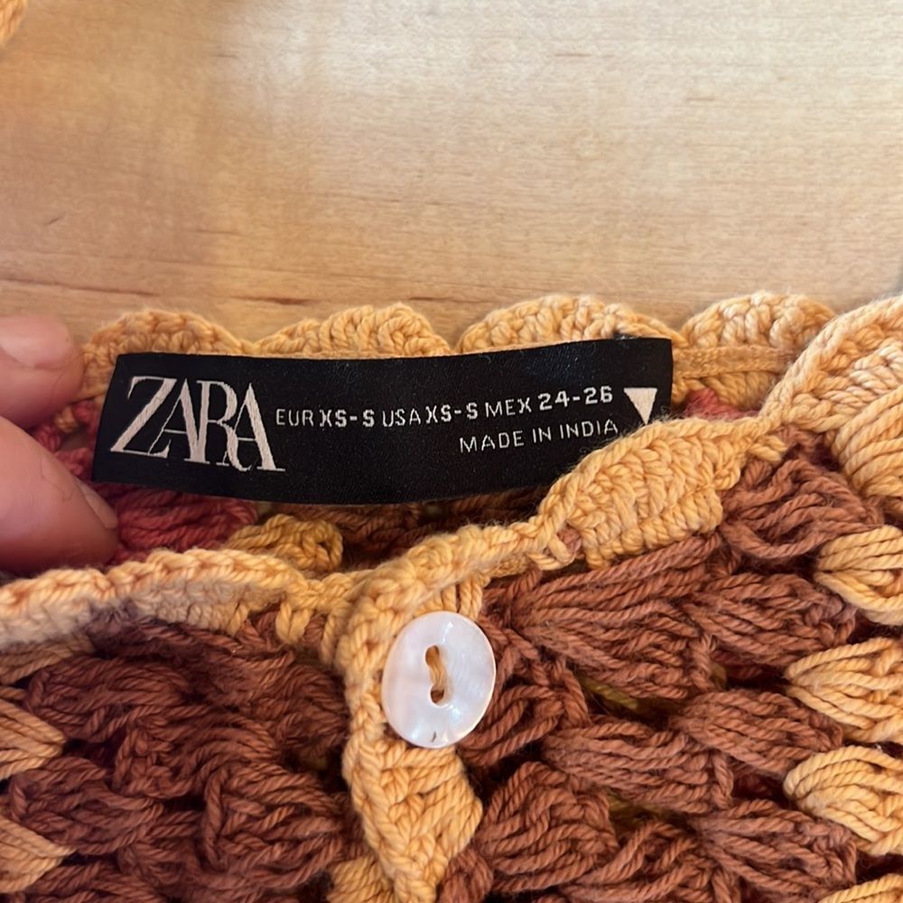 Zara crochet crop top - Picture 2 of 6